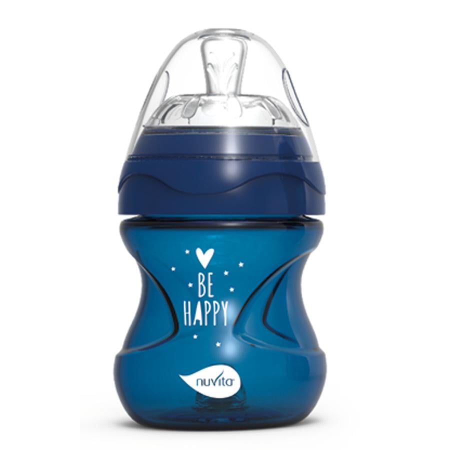 nuvita Babyflaske anti - kolikk Mimic Cool! 150 ml i mørkeblå