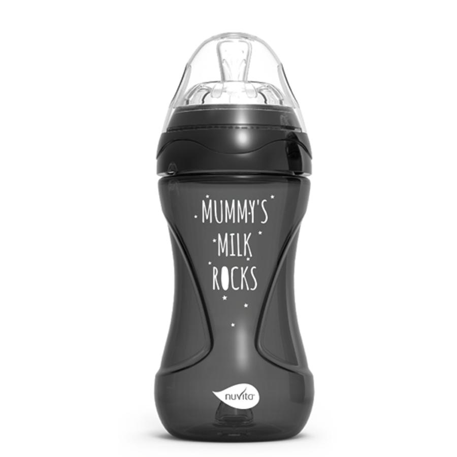 nuvita Baby Bottle Anti - Colic Mimic Cool! 250ml mustana