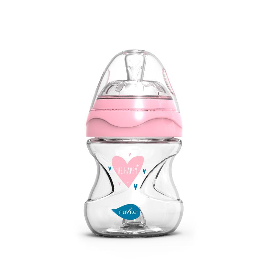 nuvita Babyflasche Anti - Kolik Mimic Collection 150ml in rosa










