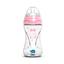 nuvita Babyflaske Anti - Colic Mimic Collection 250ml i pink