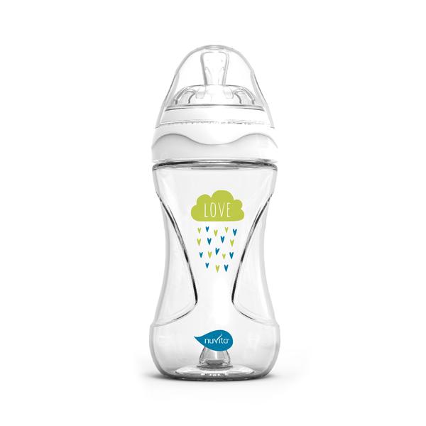 nuvita Babyflasche Anti - Kolik Mimic Collection 250ml in grün













