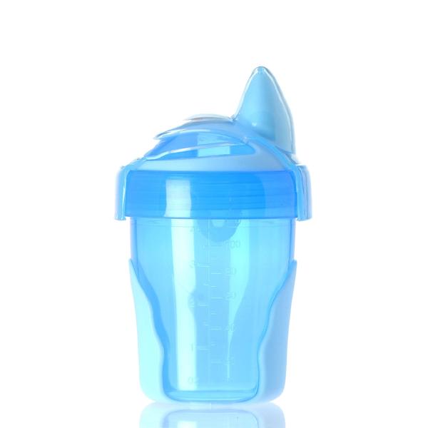 vital baby drikkekopp, babyens første drikkekopp, 120 ml fra 4 måneder i blått