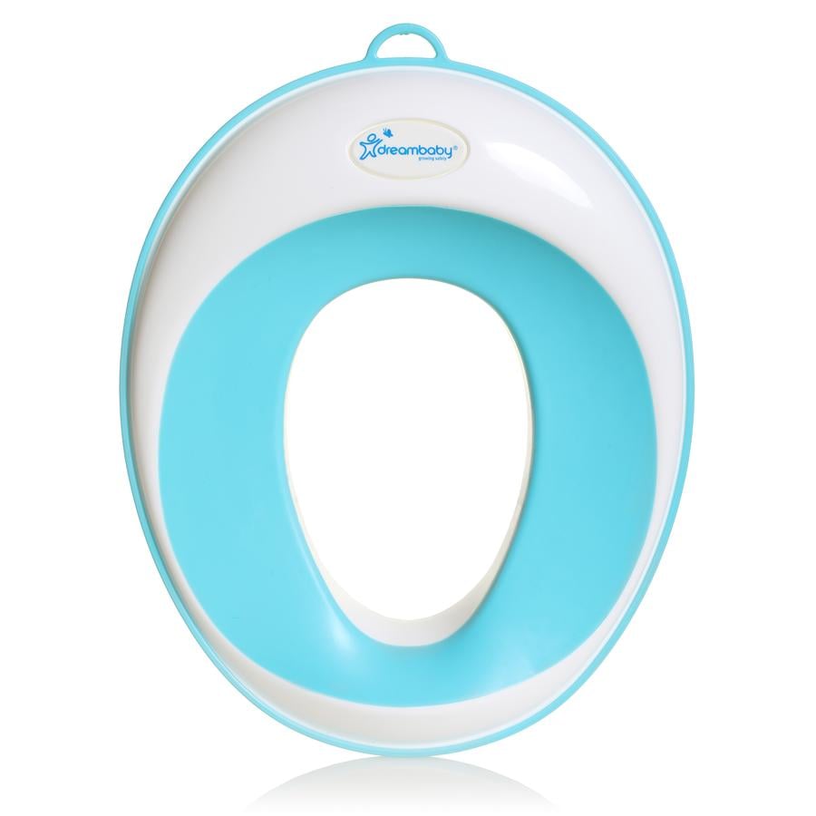 Dream baby ® WC-istuin, jossa ohuet ääriviivat, aqua/valkoinen