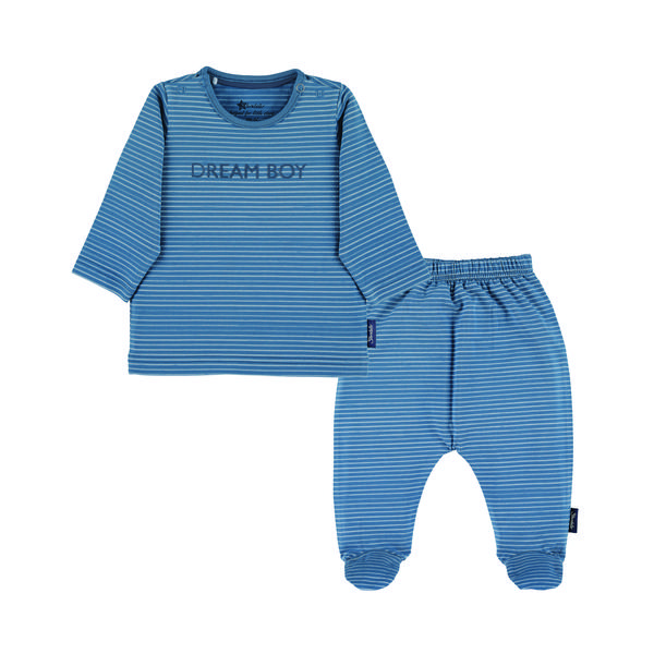 Sterntaler Set shirt met lange mouwen en broek medium blauw
