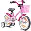 PROMETHEUS BICYCLES® Rowerek dziecięcy HAWK 14'', różowo/biały 
