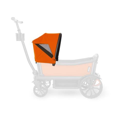 Veer Capote pour chariot de transport à main enfant Sienna orange
