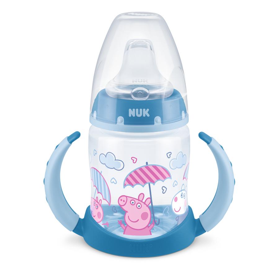 NUK Peppa Pig drinkfles First Choice met temperatuur Control , 150ml, 6-18 maanden in blauw