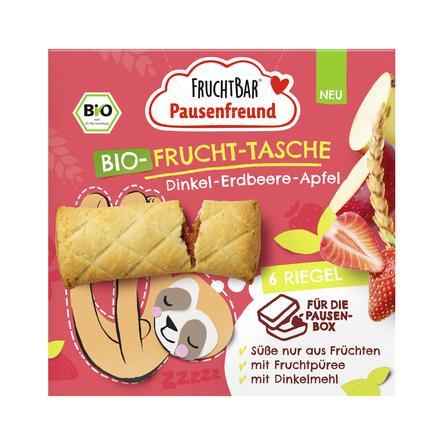 FRUCHTBAR® Pausenfreund Bio-Frucht-Tasche Dinkel-Erdbeere-Apfel 6 x 22 g ab dem 3. Jahr
