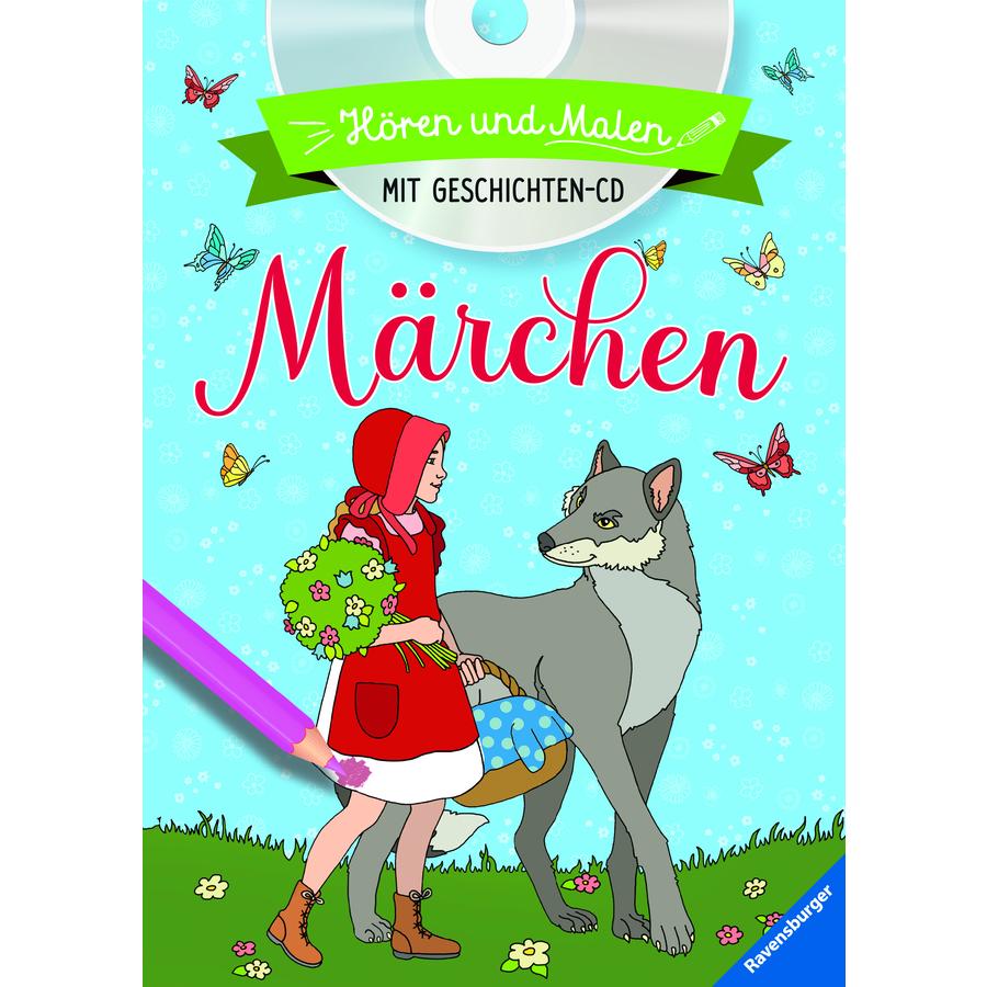 Ravensburger Malbuch Hören und Malen: Märchen (mit CD)