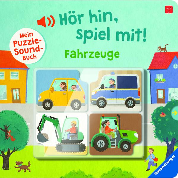 Ravensburger Hör hin, spiel mit! Mein Puzzle-Soundbuch: Fahrzeuge