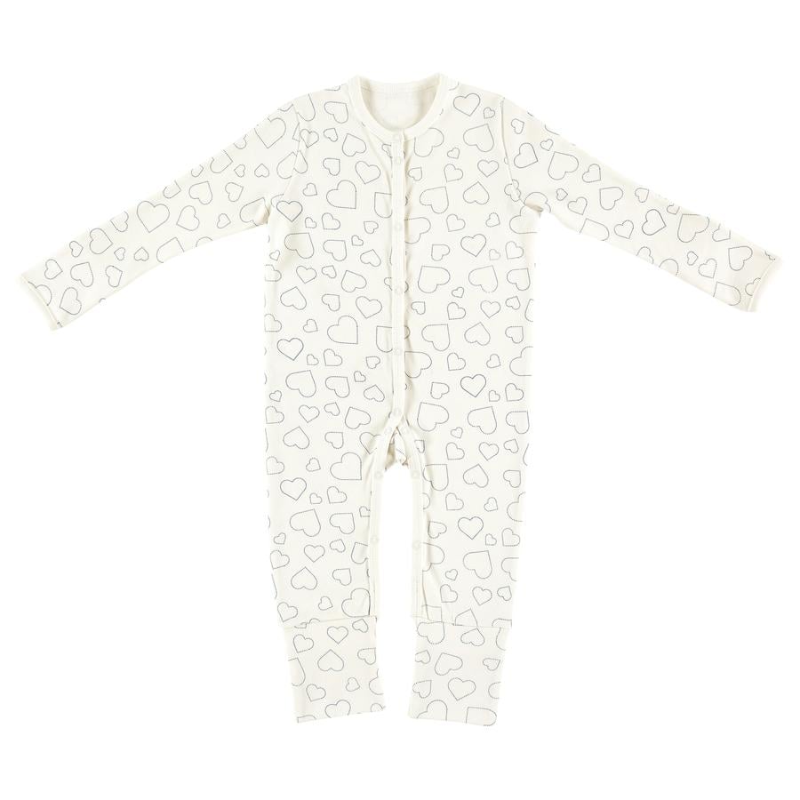 Alvi ® Pyjamas Hearts white 