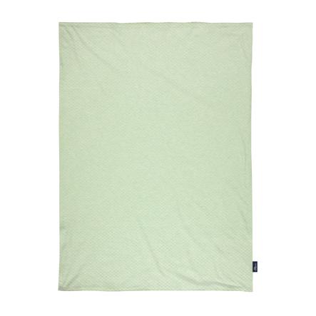 Alvi® Plaid enfant Jersey Special Fabric courtepointe turquoise 75x100 cm