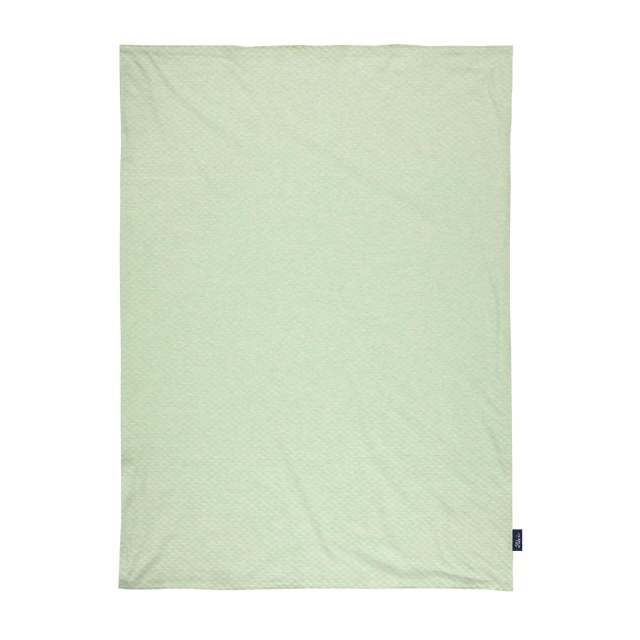 Alvi ® Baby deken Jersey speciale stof Quilt turquoise