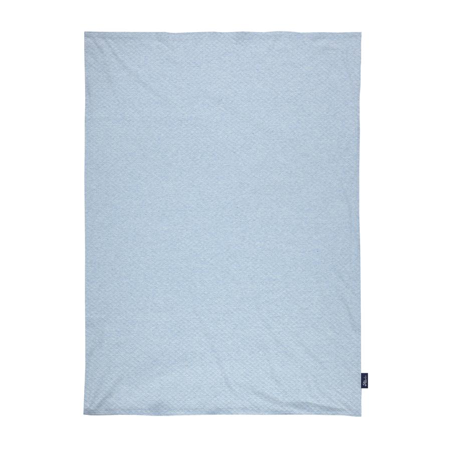 Alvi ® Baby Blanket Jersey Special Fabric Quilt aqua
