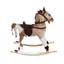 BAYER CHIC Koń na biegunach brązowy z białymi plamkami