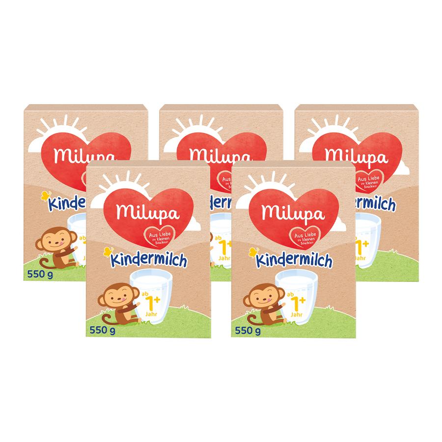Milupa Milumil Kindermilch 1+ 5 x 550 g ab dem 1. Jahr

