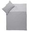 Einel Ropa de cama gris melange a rayas 100 x 135 cm 