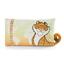 NICI Coussin enfant peluche rectangulaire Green tigre Lilly, 43x25 cm