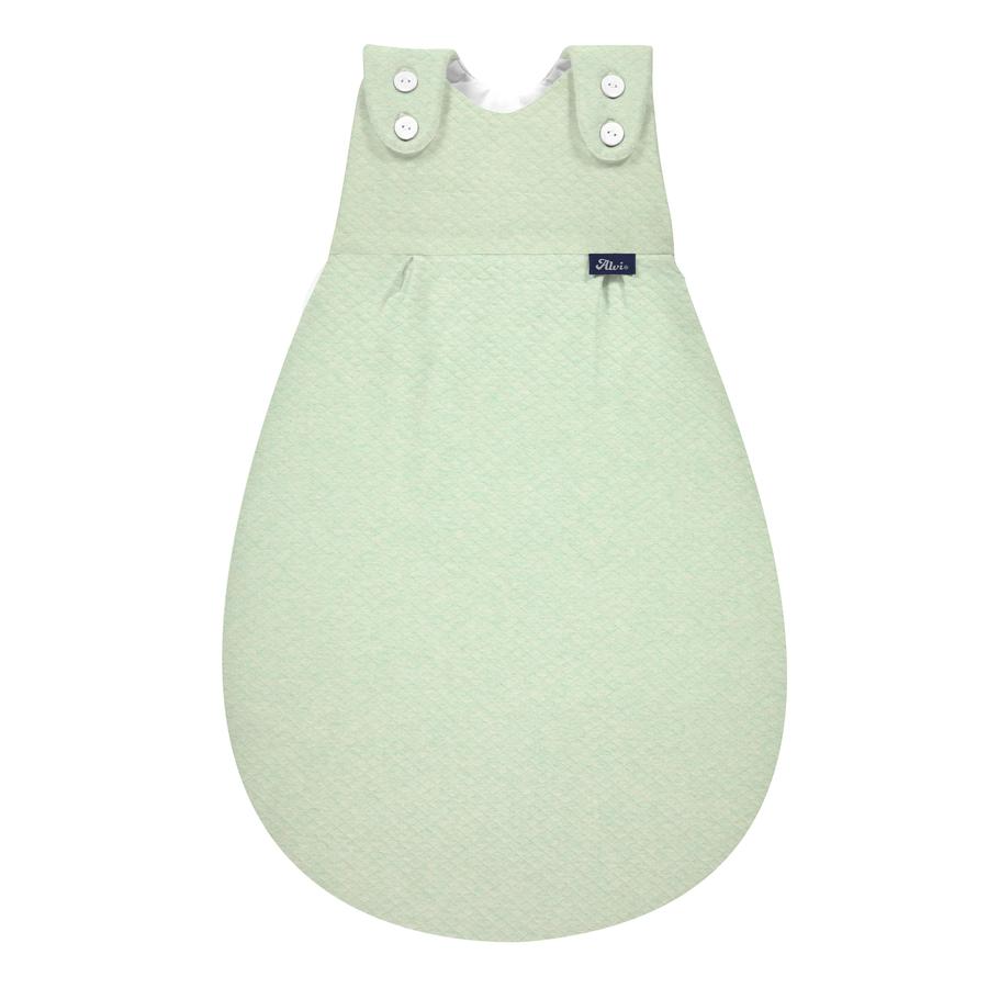 Alvi® Gigoteuse extérieure Baby-Mäxchen® Special Fabric courtepointe turquoise TOG 3.0