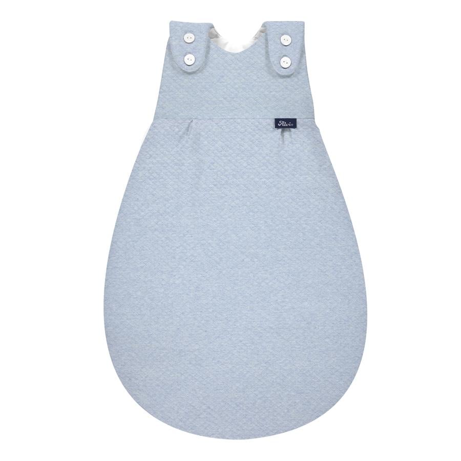 Alvi ®Saco de dormir exterior Baby-Mäxchen®  Special Fabric Quilt aqua