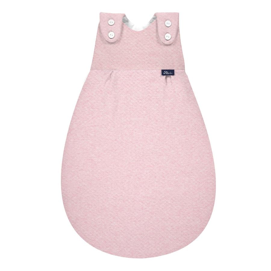 Alvi ® Baby-Mäxchen® Śpiworek Special Fabric Quilt, różowy
