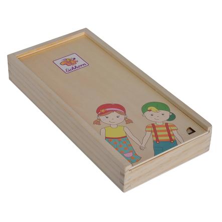 Eichhorn Puzzle del cuerpo con caja de madera