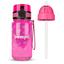 bumpli ® Kids drikkeflaske + ekstra halmlokk rosa 350 ml fra 3+ år 