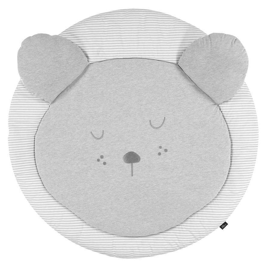 Alvi ® Manta de gateo infantil redonda 3D con orejas Faces Ø100cm