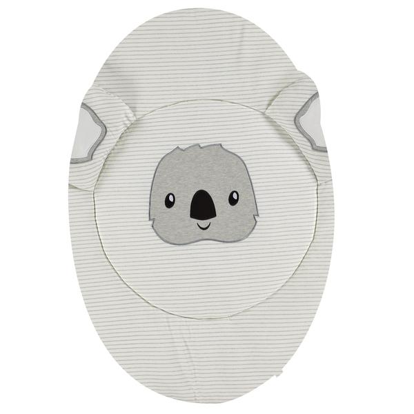 Alvi ® Toddler Blanket Round 3D Ringlets Koala grå Ø100cm