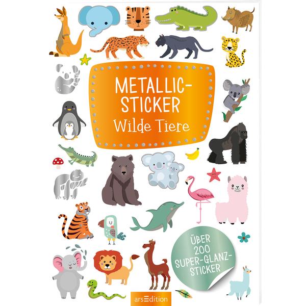 arsEdition Metallic Sticker Wilde Tiere