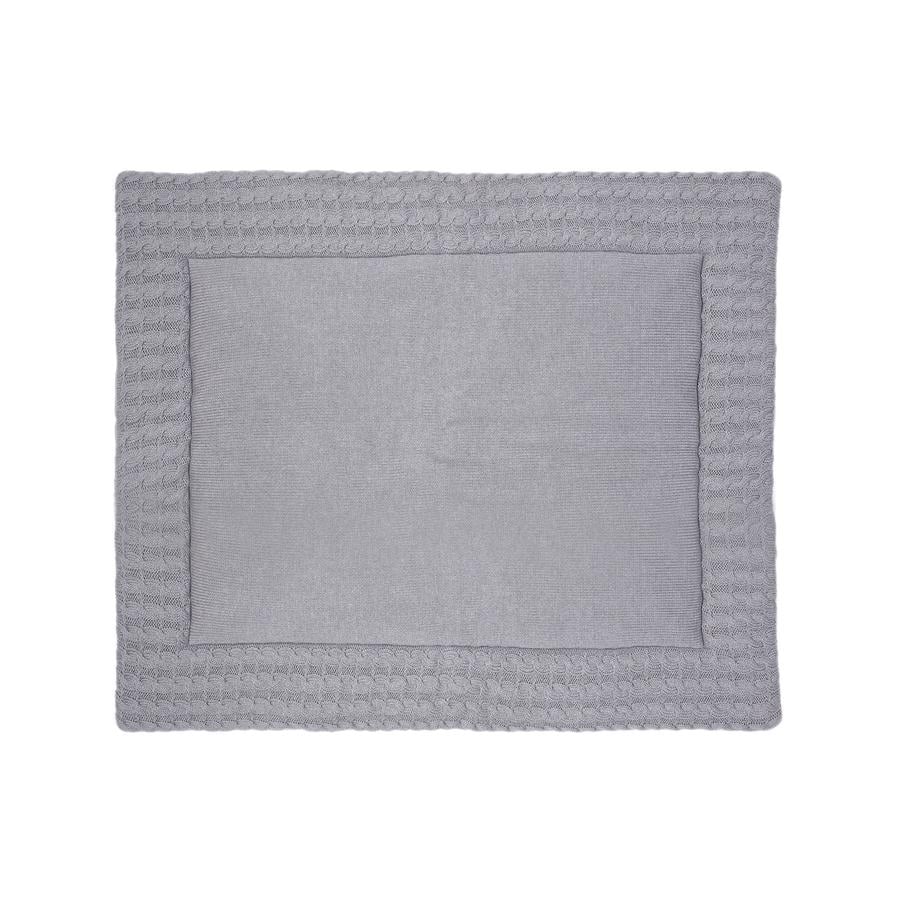 KINDSGUT Tæppe til småbørn i grå, 90 x 70 cm