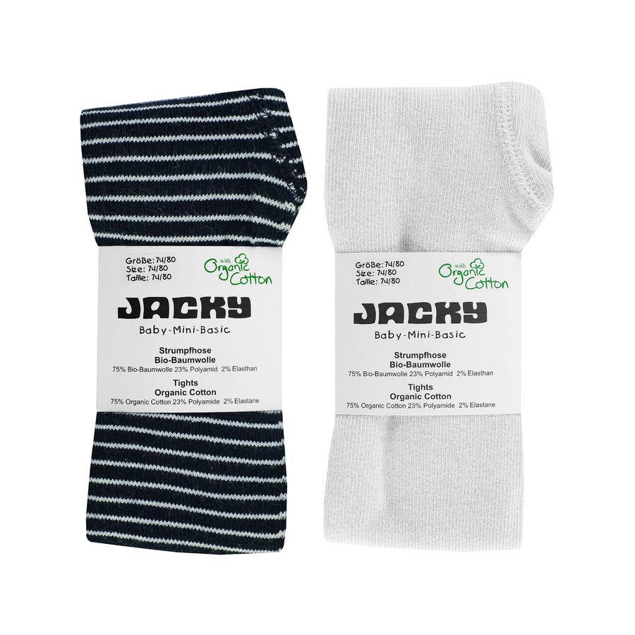 JACKY Punčocháče 2-pack marine /ringel 