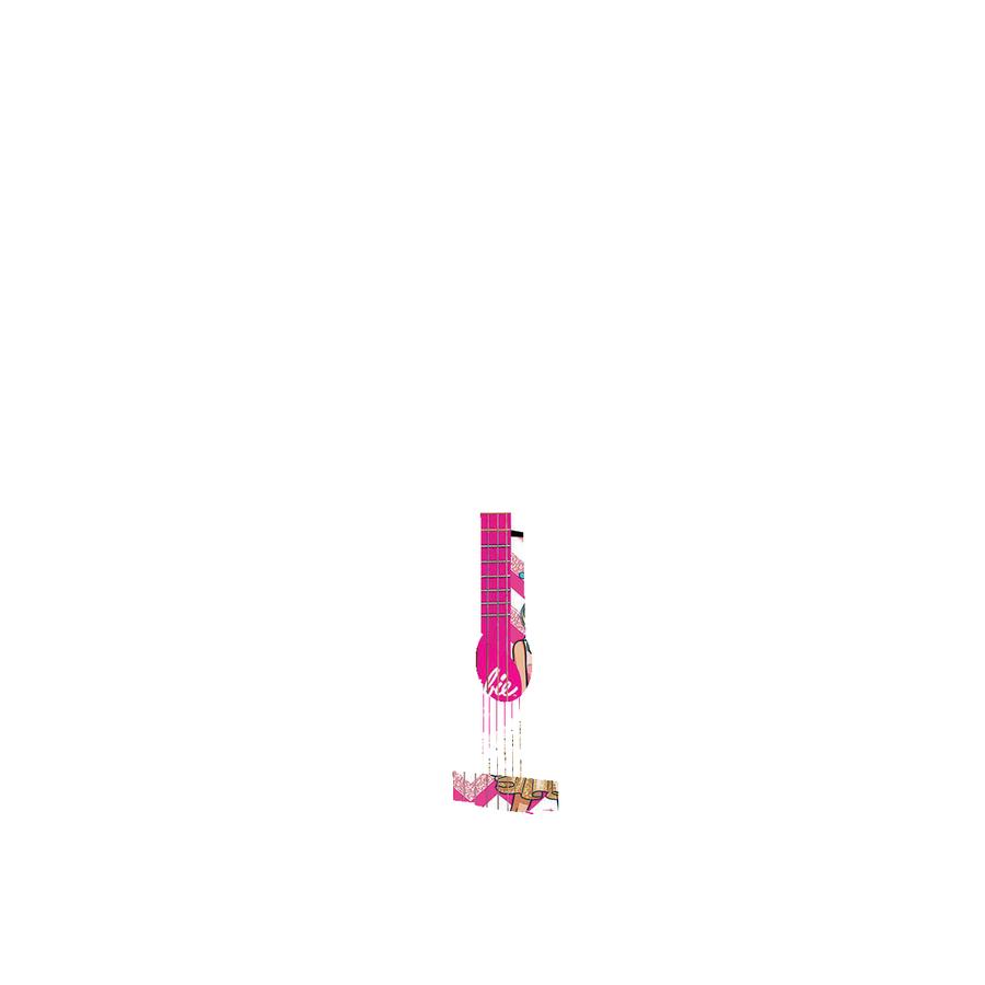 LEXIBOOK Barbie akustisk guitar 78 cm 