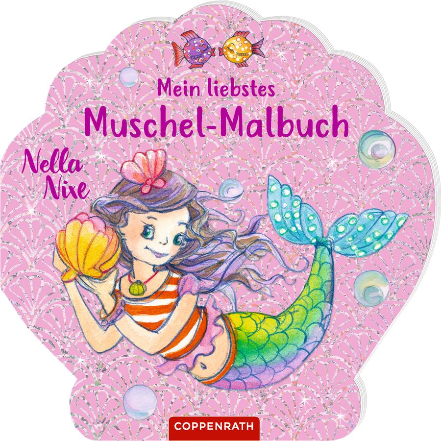 SPIEGELBURG COPPENRATH Nella Nixe: Mein liebstes Muschel-Malbuch