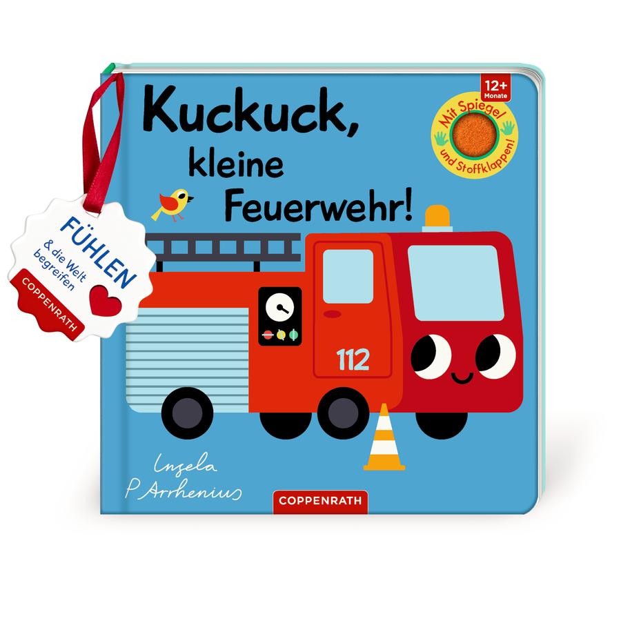 SPIEGELBURG COPPENRATH Mein Filz-Fühlbuch: Kuckuck, kl. Feuerwehr! (Mini-Künstler)