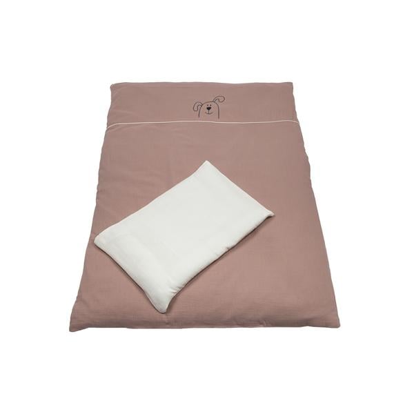 Be Be 's Collection Muslin Bed Linen Old Pink 100 x 135 cm