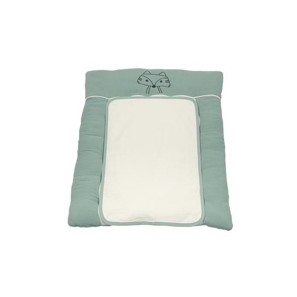 Be Be 's Collection fasciatoio Muslin verde 55 x 70 cm