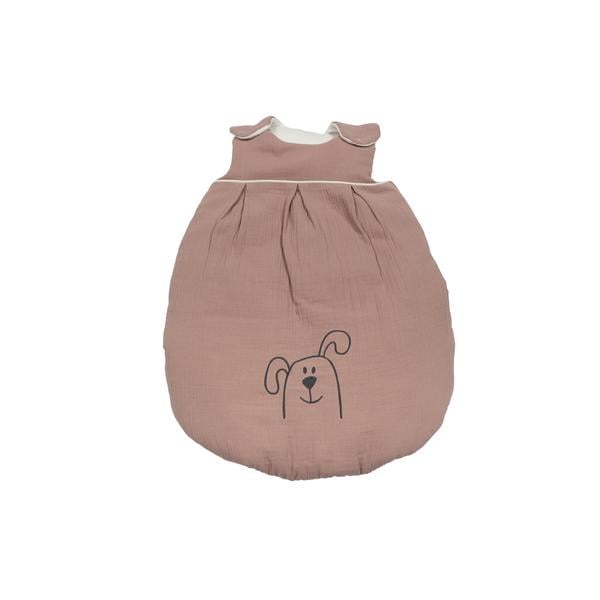 Be Be 's Collection Muslin Zimowy śpiworek Old Pink