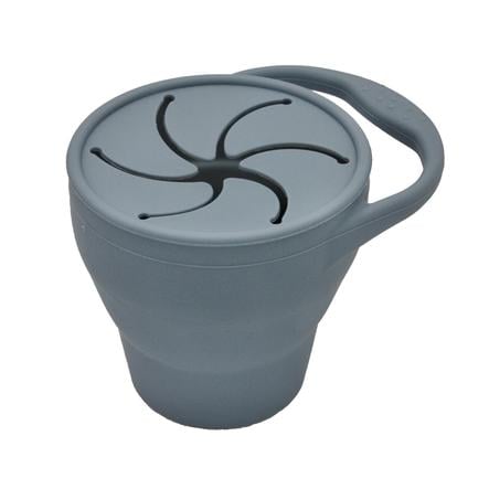 The Cotton Cloud Silicone Snack Cup Smokey Blue