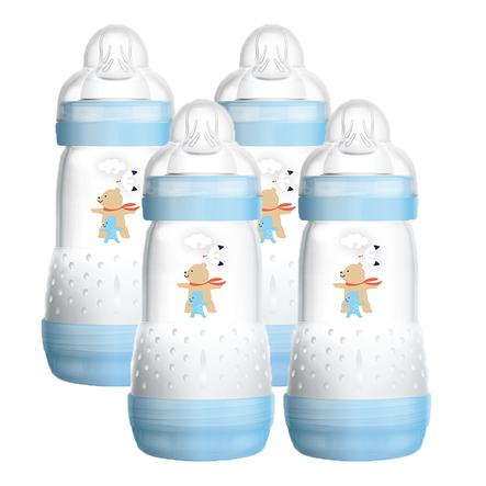 MAM Butelka dla niemowląt Easy Start™ Anti-Colic 260 ml, 4 szt. niebieska
