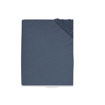 jollein Jersey Spannbettlaken jeans blue 40x80 cm