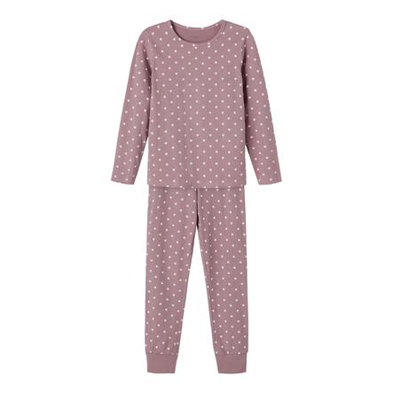 name it Pyjama 2-delig Nkf night set Elderberry Dot