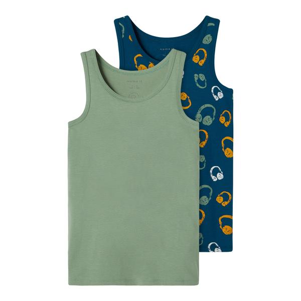name it Tank Top 2-Pack Hedge Green 