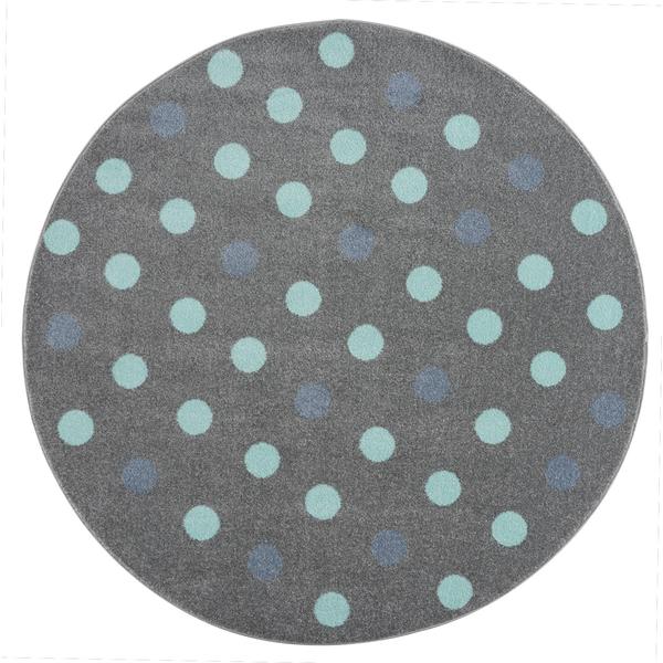 Dětský koberec LIVONE Happy Rugs BUBBLE S Grey Mint 160 cm