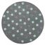 Dětský koberec LIVONE Happy Rugs BUBBLE S Grey Mint 160 cm