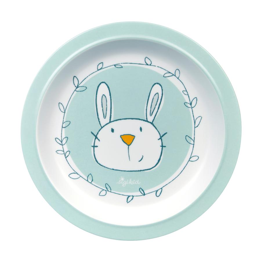 sigikid ® Melamine Plate Bunny mint