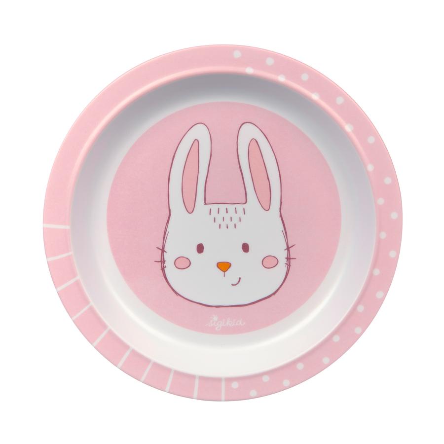 sigikid ® Melamine bord Bunny roze