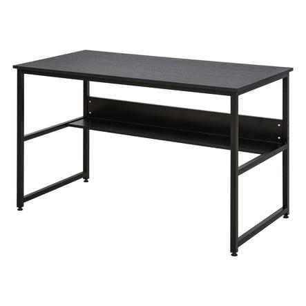 HOMCOM Schreibtisch mit großer Arbeitsfläche schwarz
