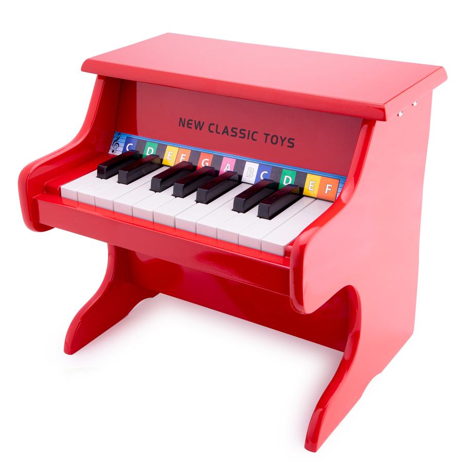 New Class ic Toys Piano - Rojo - 18 teclas