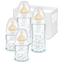 NUK Szklane butelki Starter Set First Choice ⁺, Lateksowy smoczek, od urodzenia, z kontrolą temperatury, Gwiazdki 